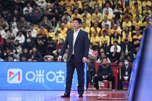 亚博-潘江：主要赢在第二节的防守 对方上强度的时候队员们顶住了压力